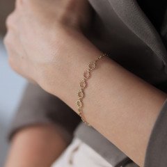 Desenli Twist Bileklik