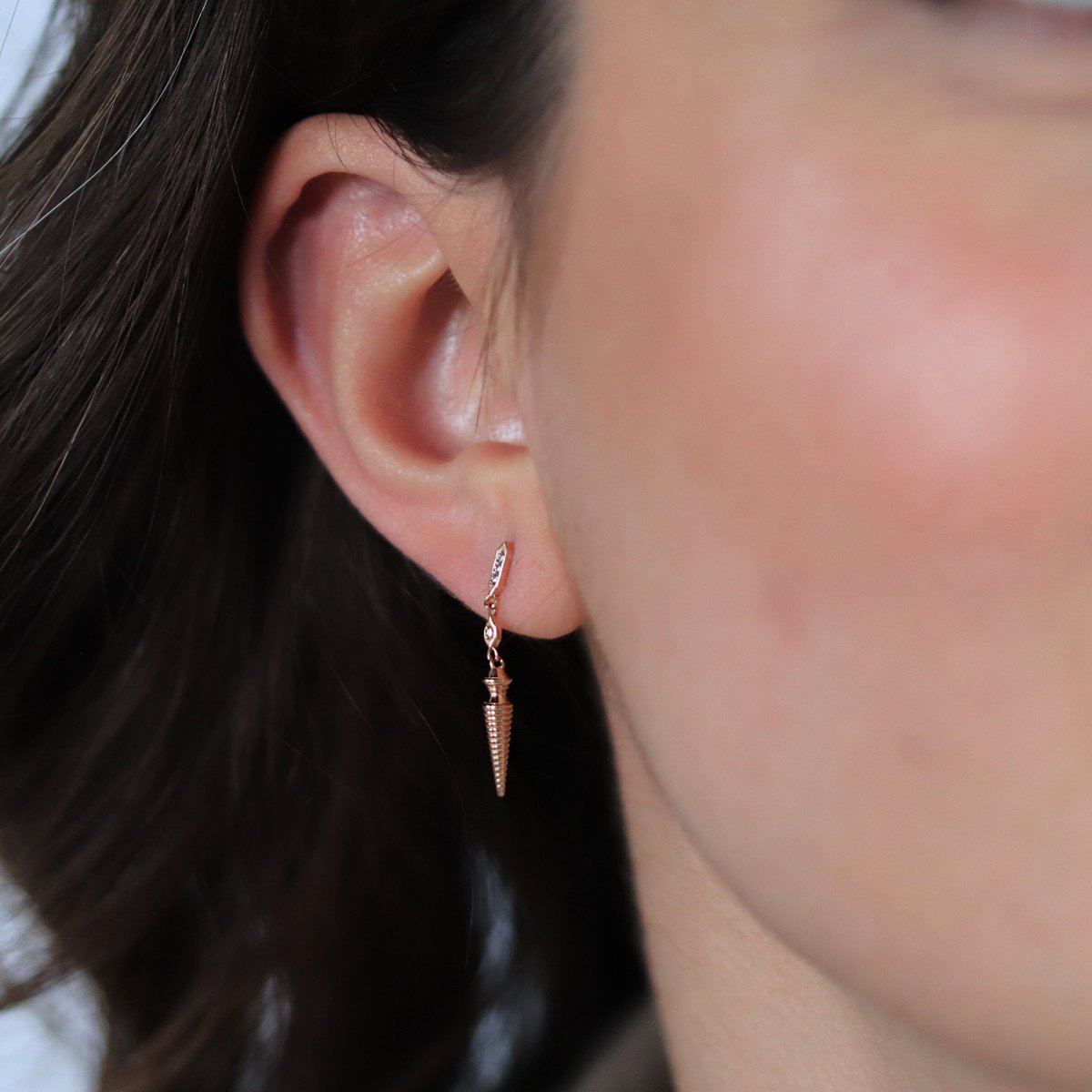 Çizgili Sübrig Küpe