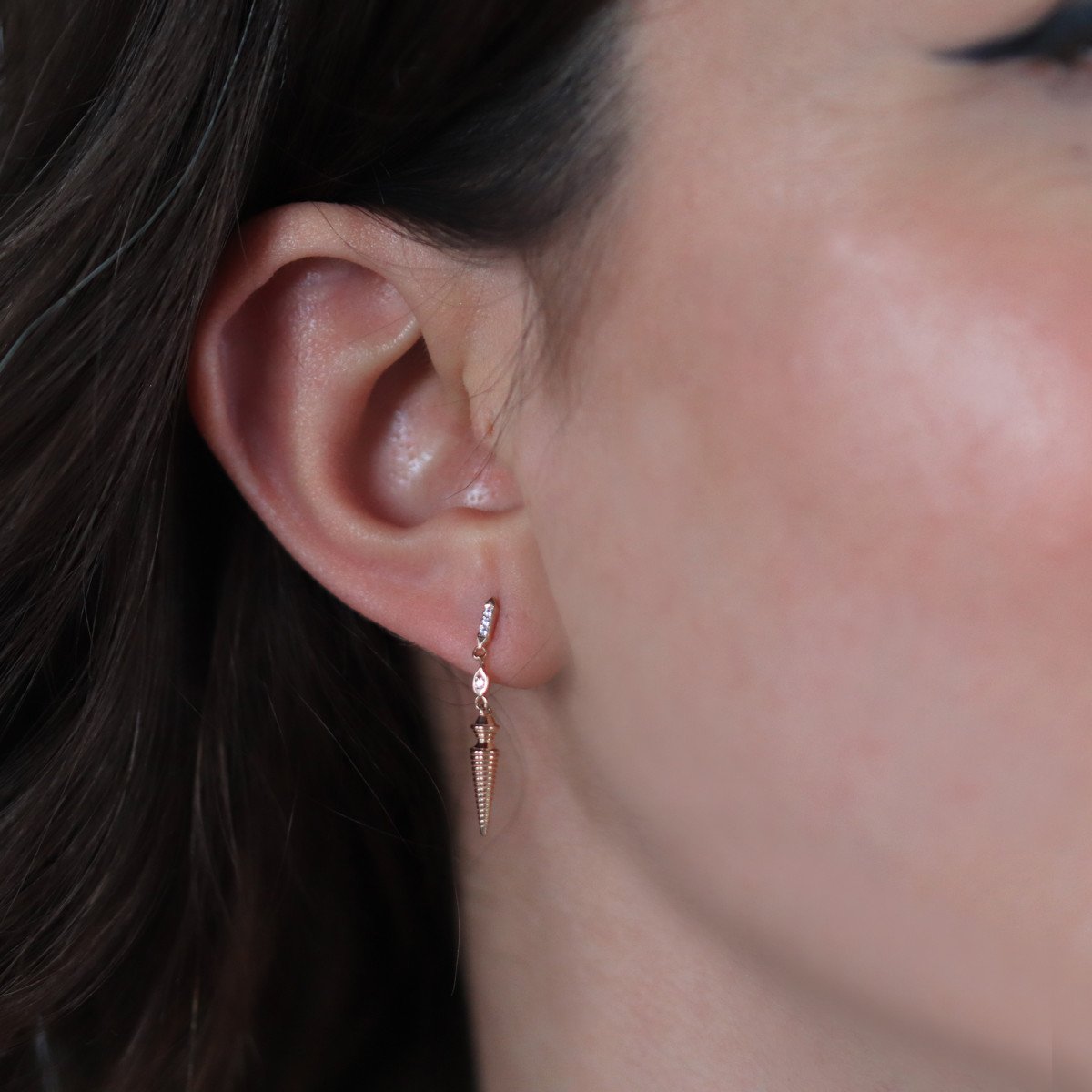 Çizgili Sübrig Küpe