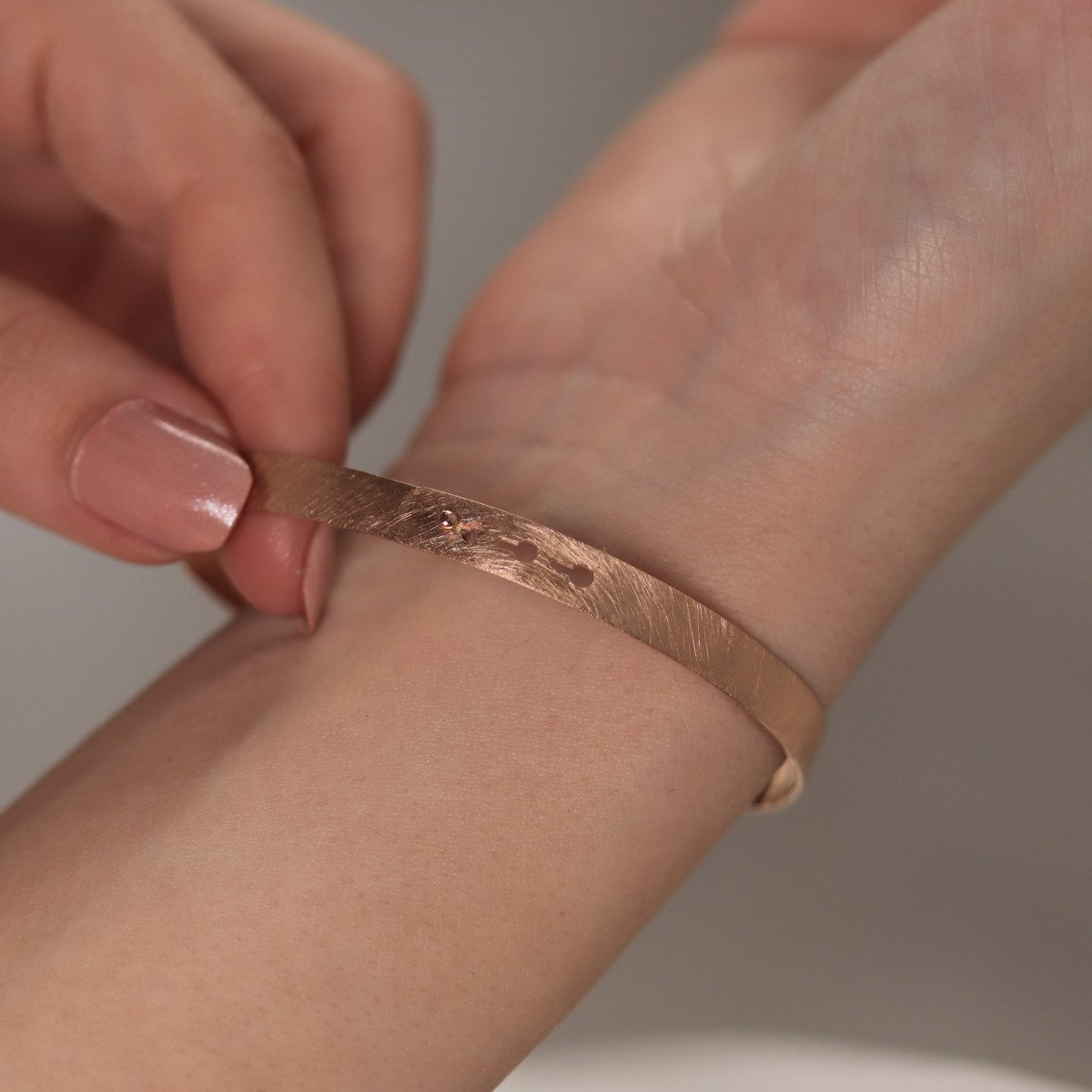 Mat Çizgili Bilezik