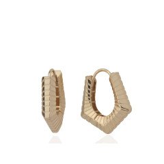 Çizgili Modern Küpe