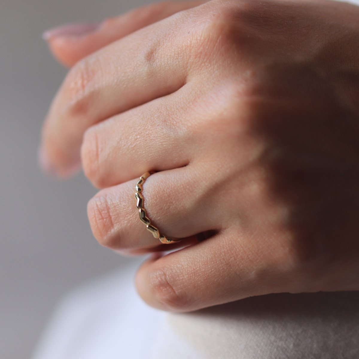 Sıralı Kalp Yüzük