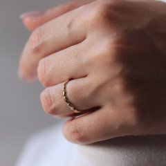 Sıralı Kalp Yüzük