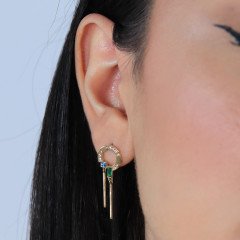 Renkli Tasarım Küpe