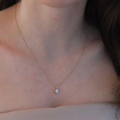 Damla Pırlanta Kolye