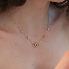 Göz Pırlanta Kolye