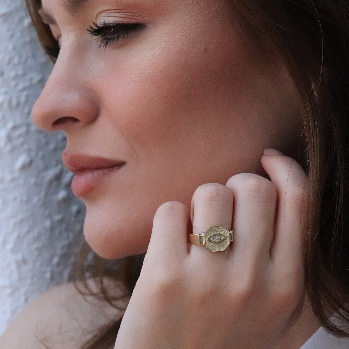 Göz Pırlanta Yüzük