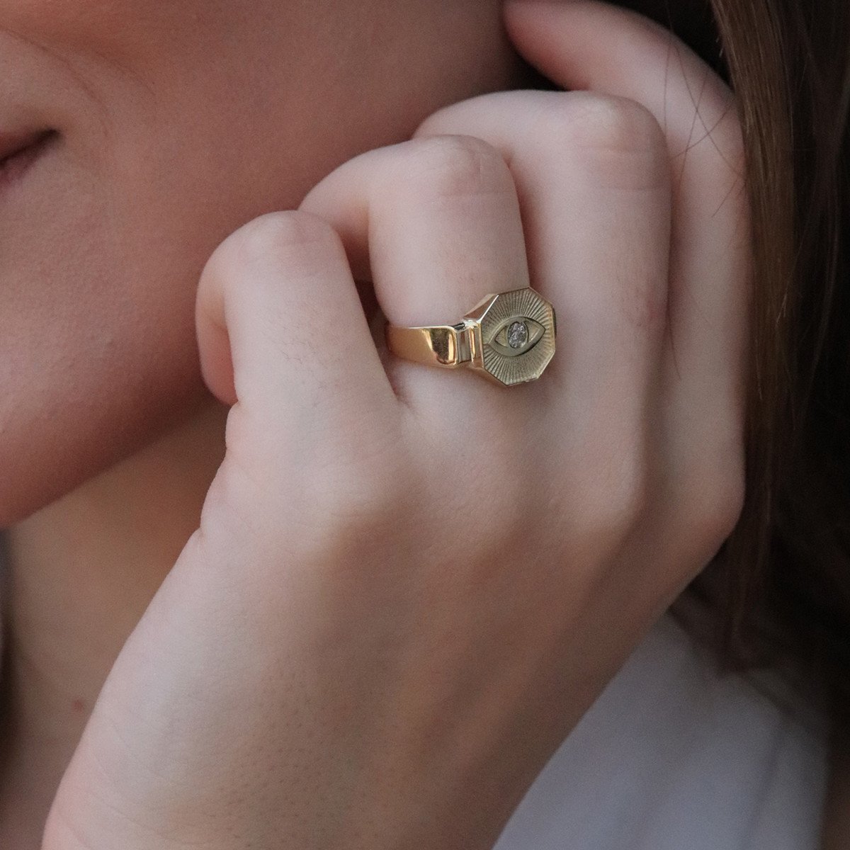 Göz Pırlanta Yüzük