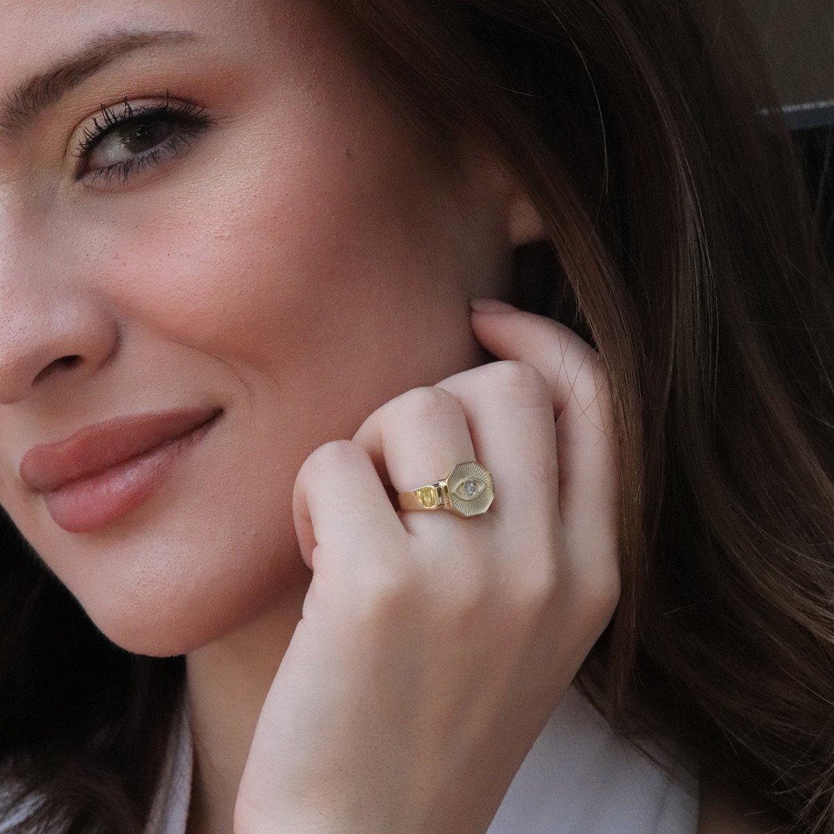 Göz Pırlanta Yüzük