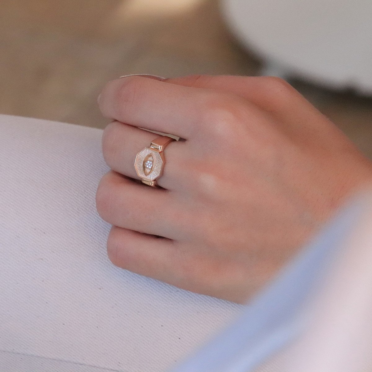 Göz Pırlanta Yüzük