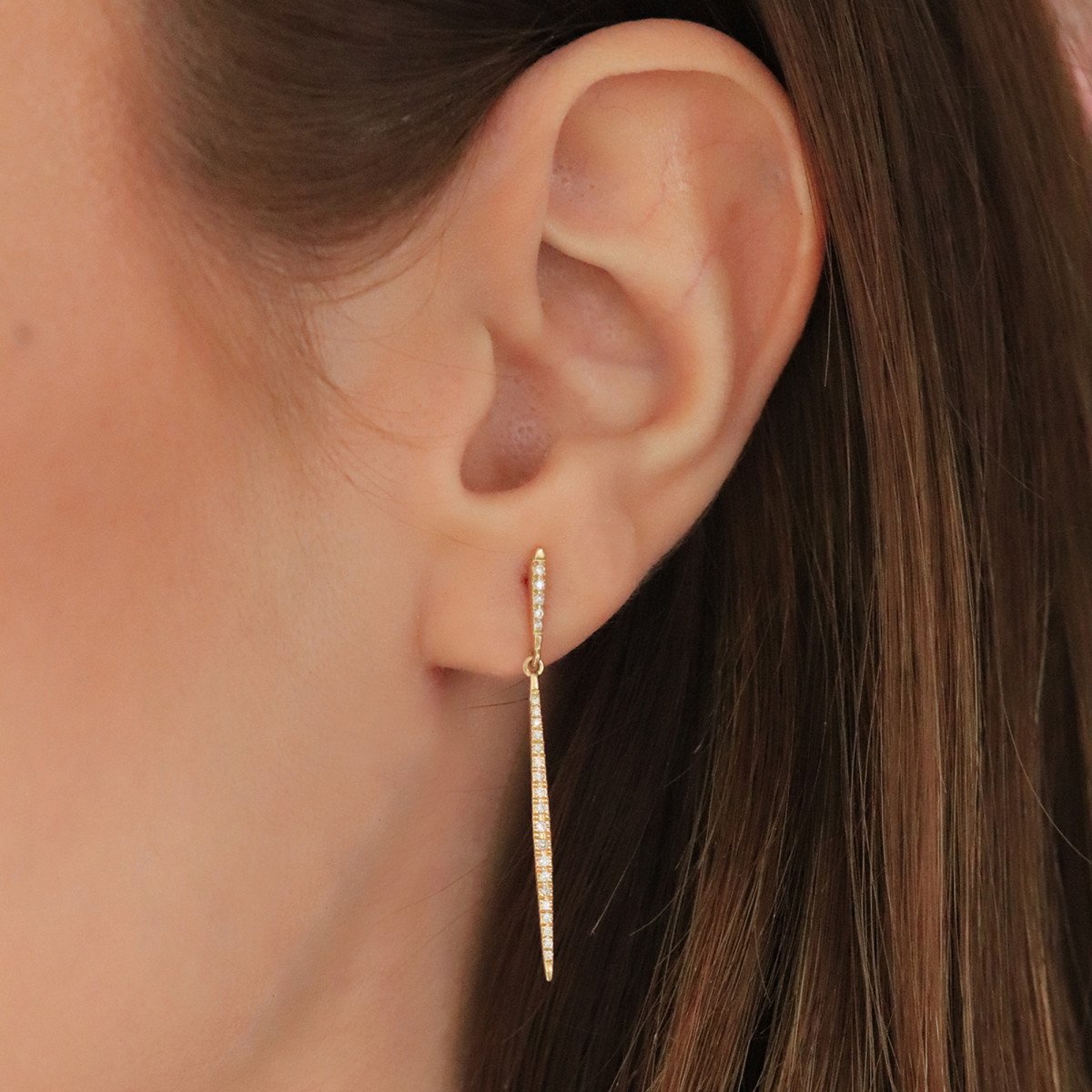 Çubuk Pırlanta Küpe