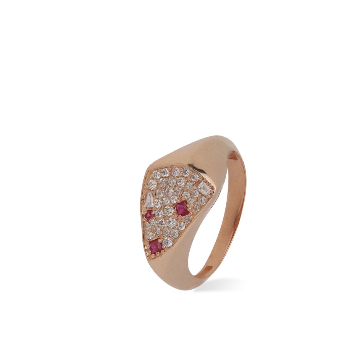 Tasarım Üçgen Pırlanta Yüzük