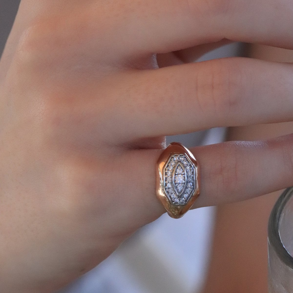 Göz Pırlanta Yüzük