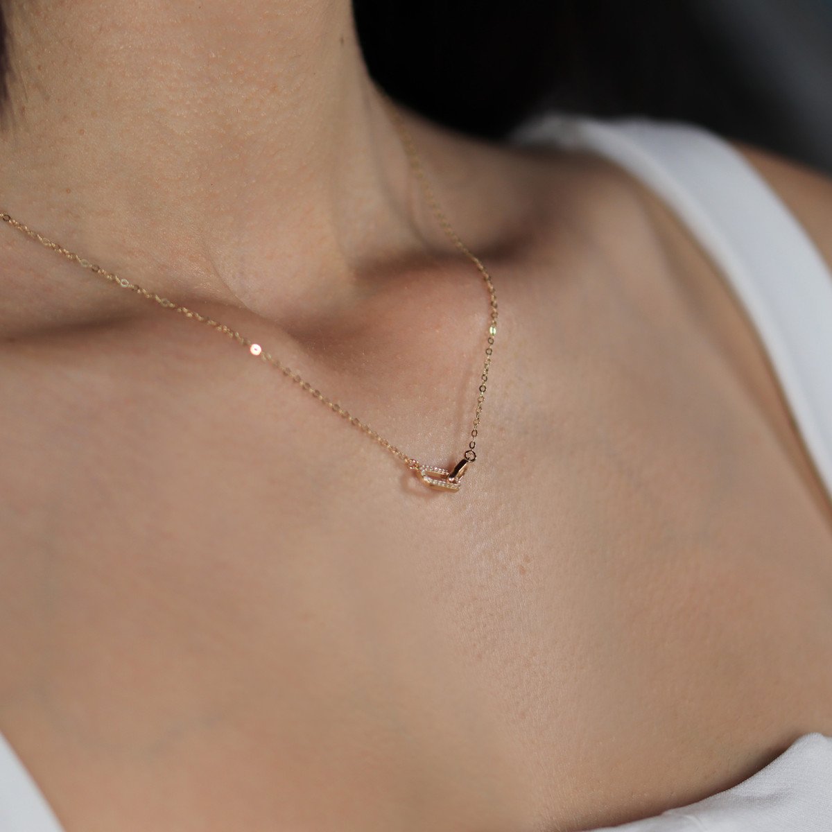 Taşlı Tasarım Kolye