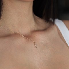 Taşlı Çubuk Kolye