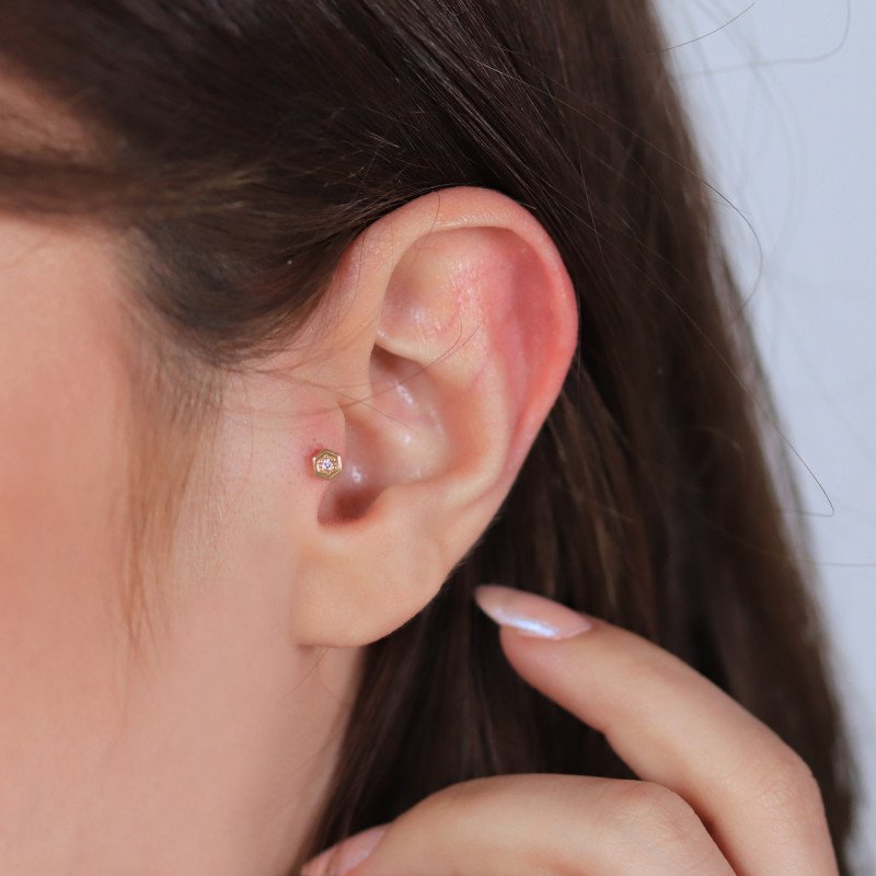 Altıgen Piercing