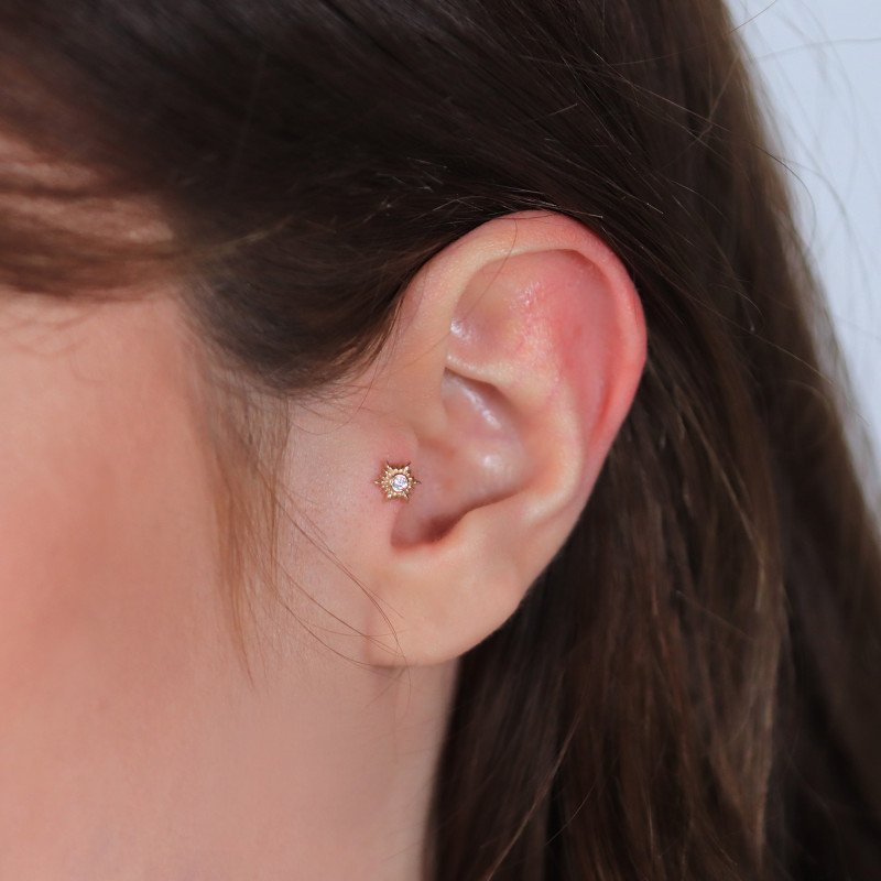 Rüzgar Gülü Piercing
