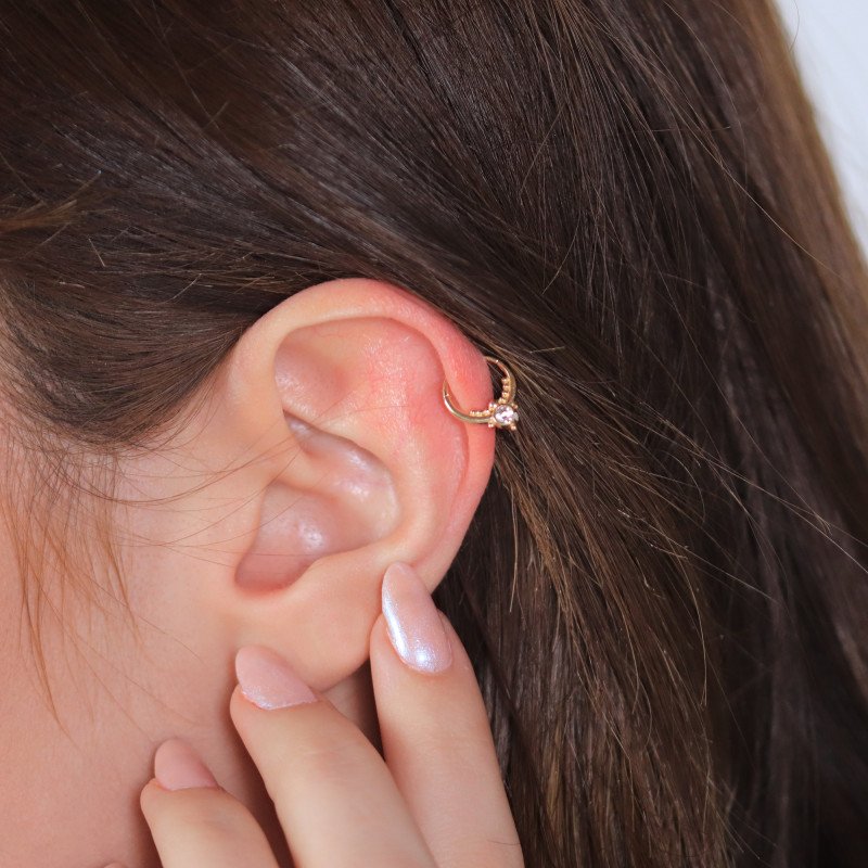 Mini Taş Halka Piercing