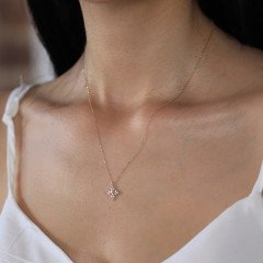 Taşlı Yıldız Kolye