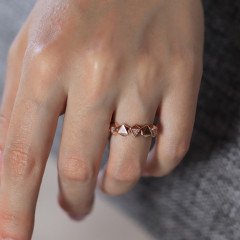 Altıgen Prizma Pırlanta Yüzük