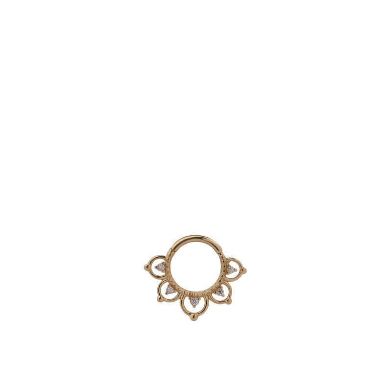 Taşlı Mandala Halka Piercing