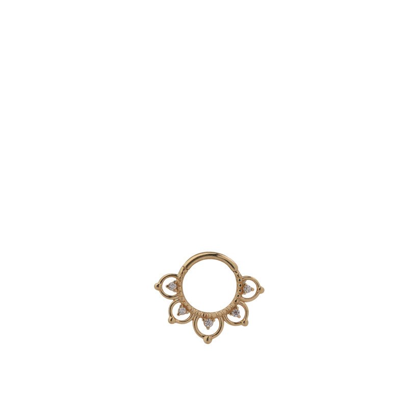 Taşlı Mandala Halka Piercing