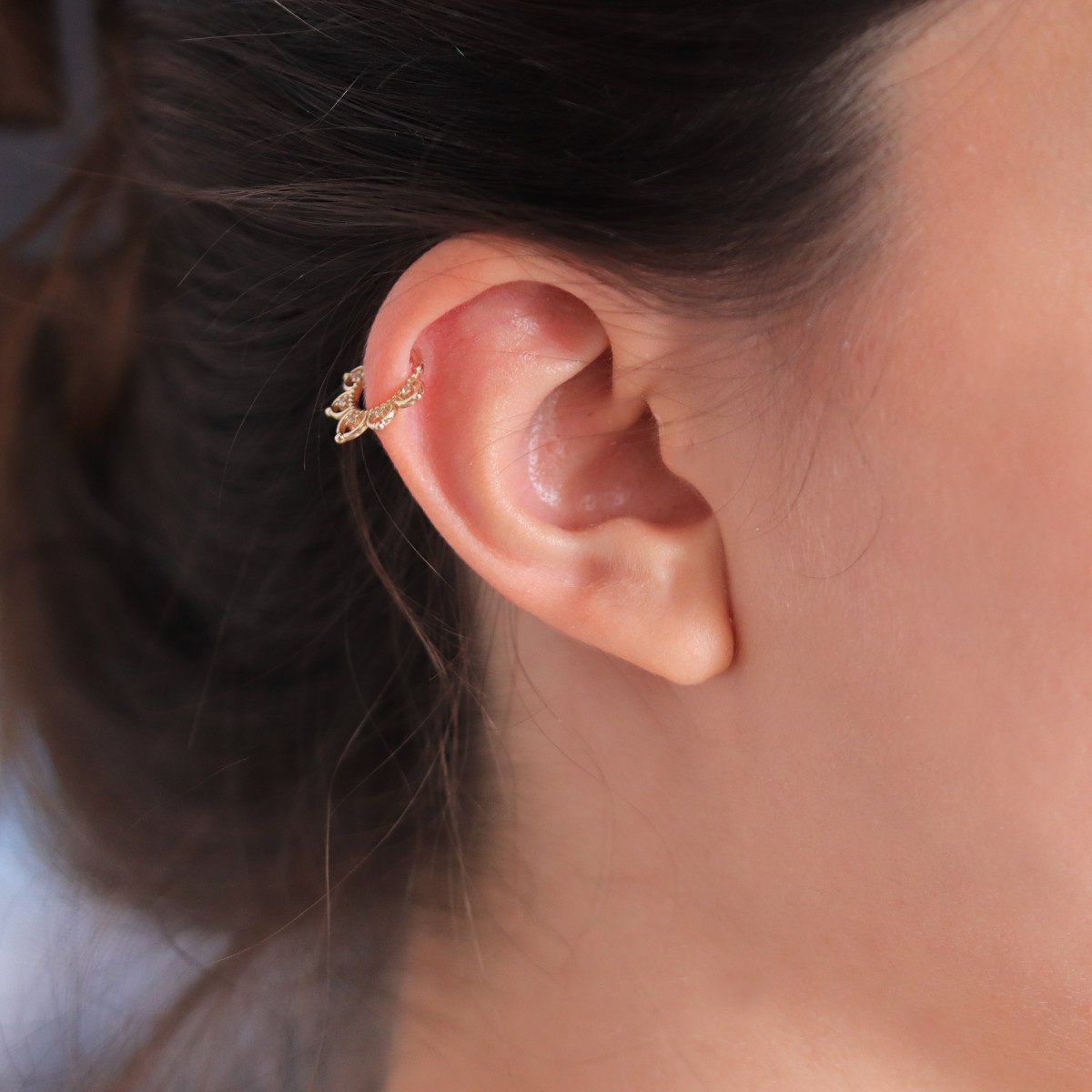 Taşlı Mandala Halka Piercing