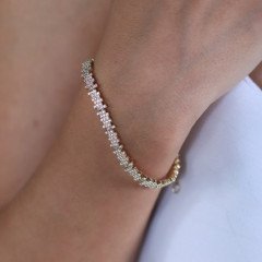 Taşlı Zikzak Bileklik