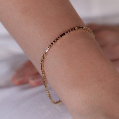 Sıralı Dörtgen Bileklik