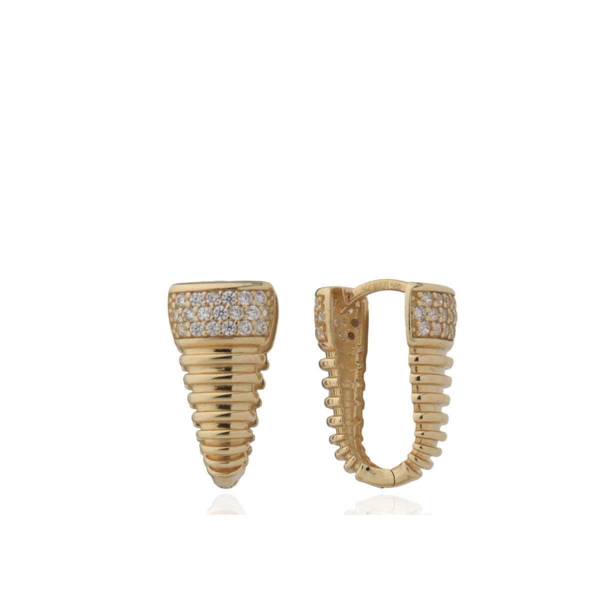 Taşlı Külah Küpe