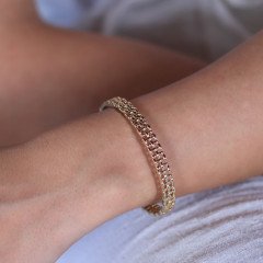 Hasır Örgü Bilezik