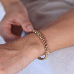 Hasır Örgü Bilezik