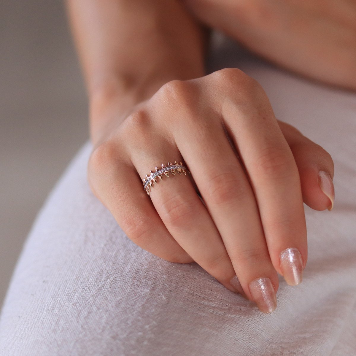 Mızrak Pırlanta Yüzük