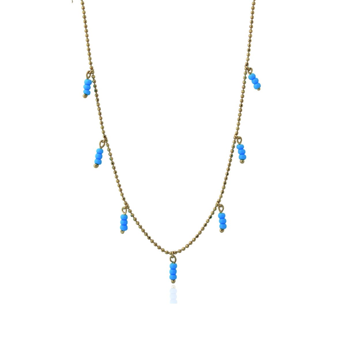 Sıralı Firuze Kolye