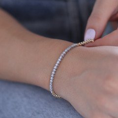 Top Top Pırlanta Bileklik