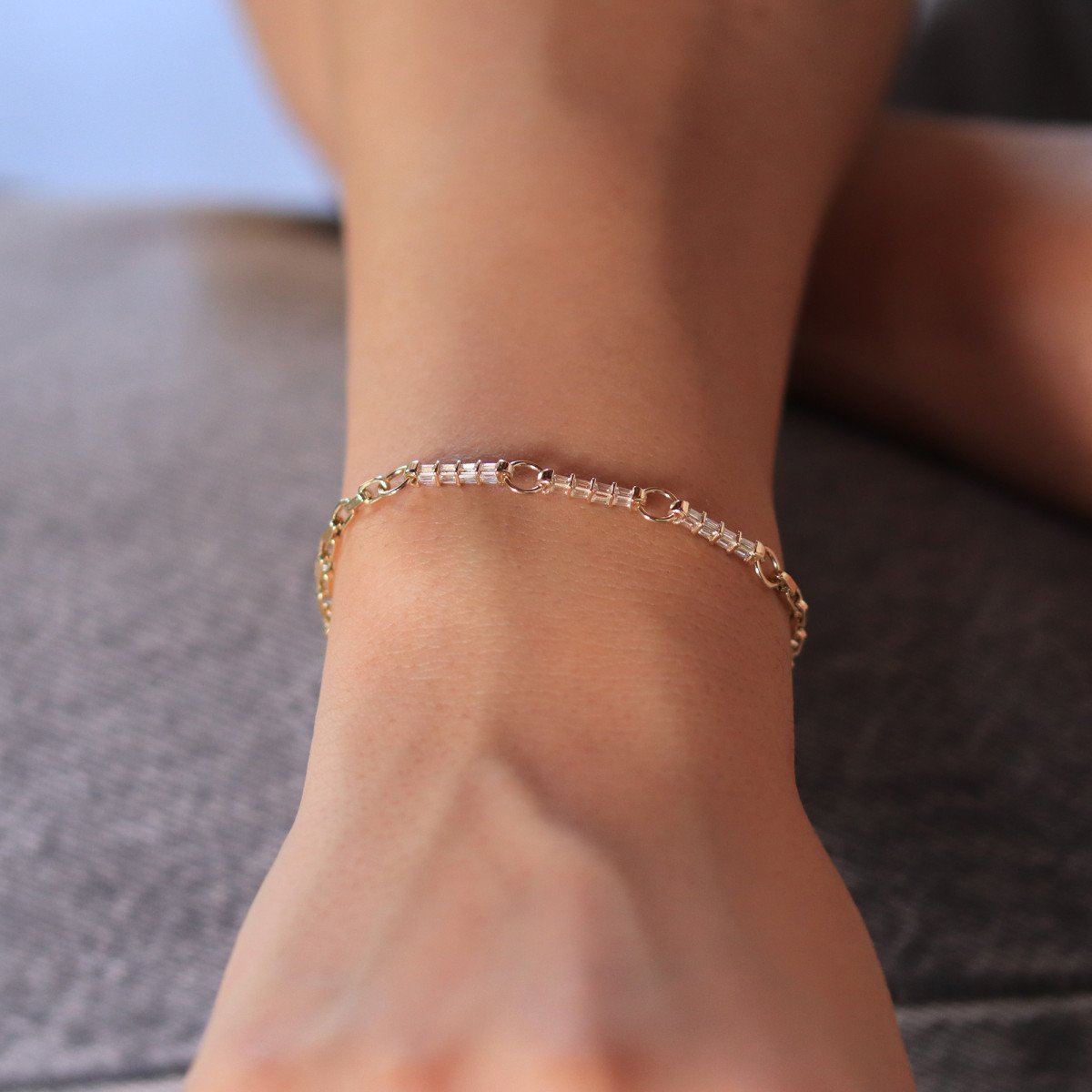 Baget Taşlı Bileklik