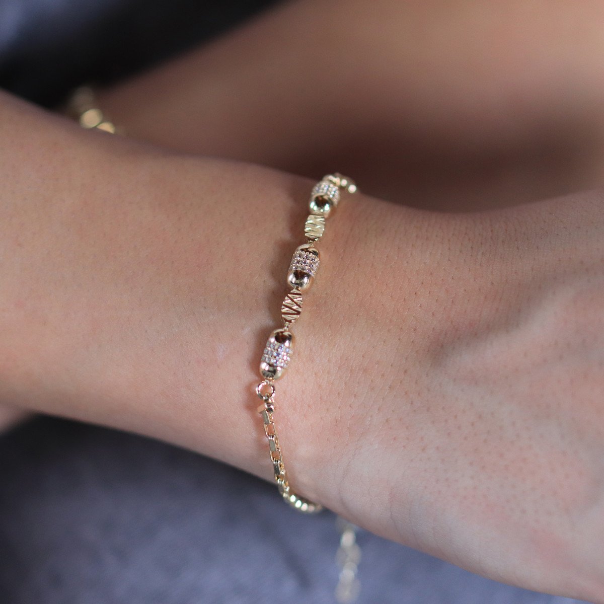 Taşlı Ataç Bileklik