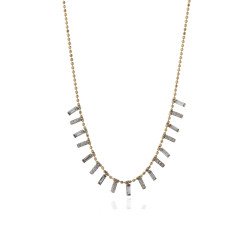 Sıralı Pırlanta Kolye