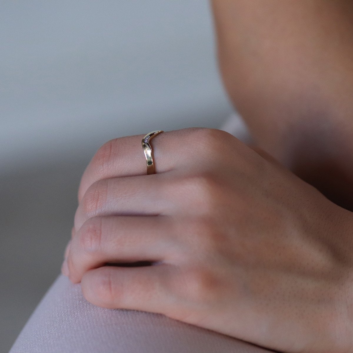 Dalga Pırlanta Yüzük