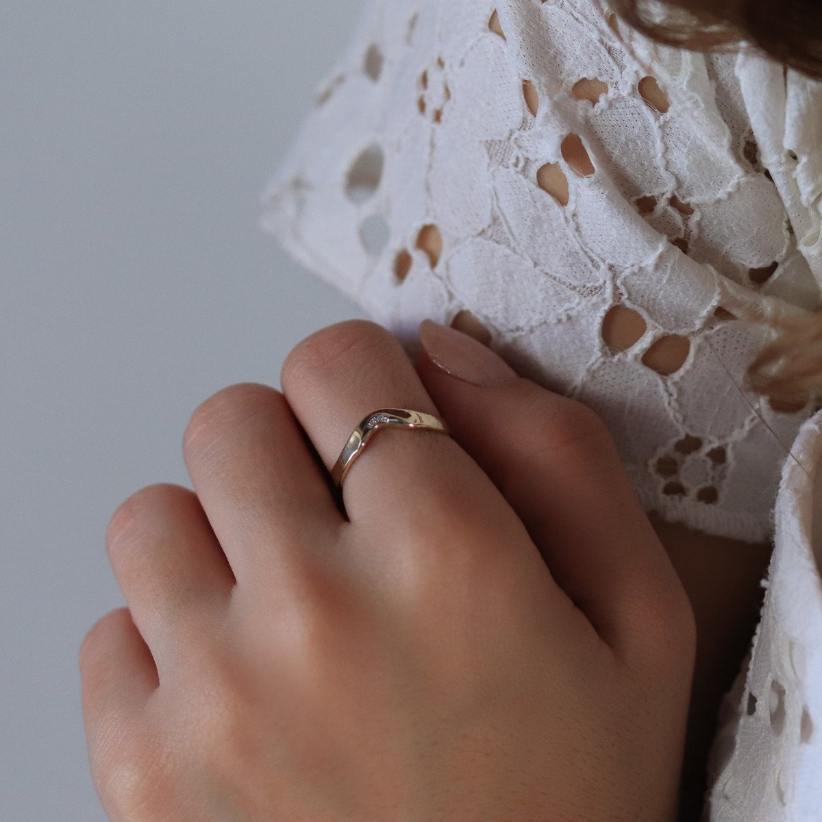 Dalga Pırlanta Yüzük