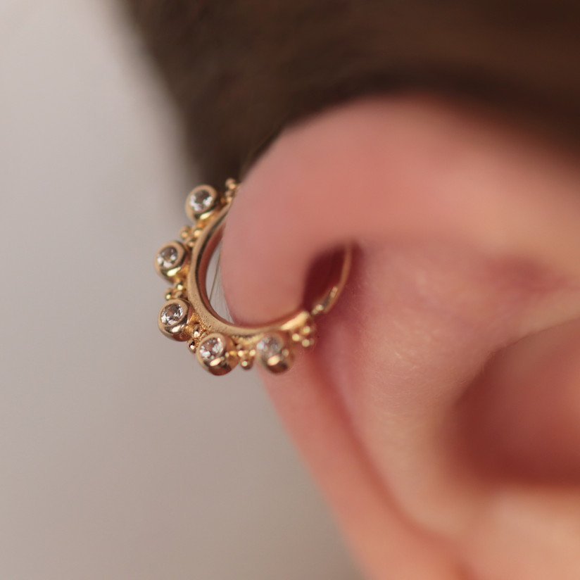 Taşlı Halka Piercing