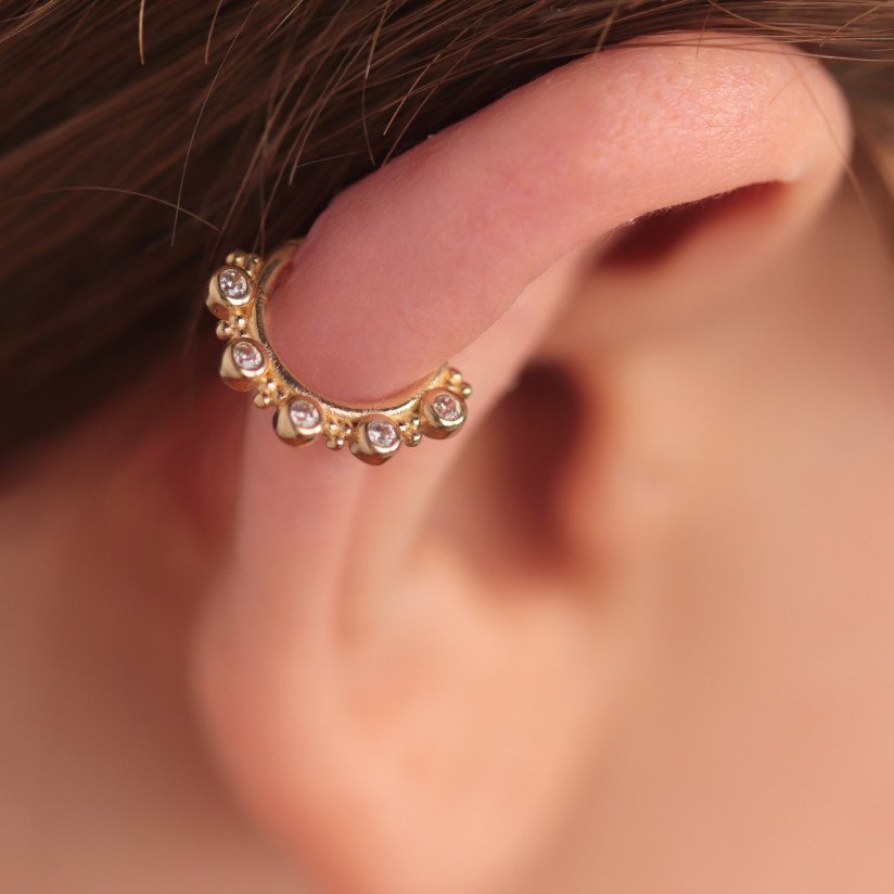 Taşlı Halka Piercing