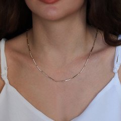 Zarif Taşlı Zincir