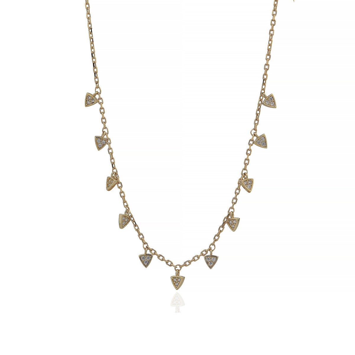 Sıralı Üçgen Kolye