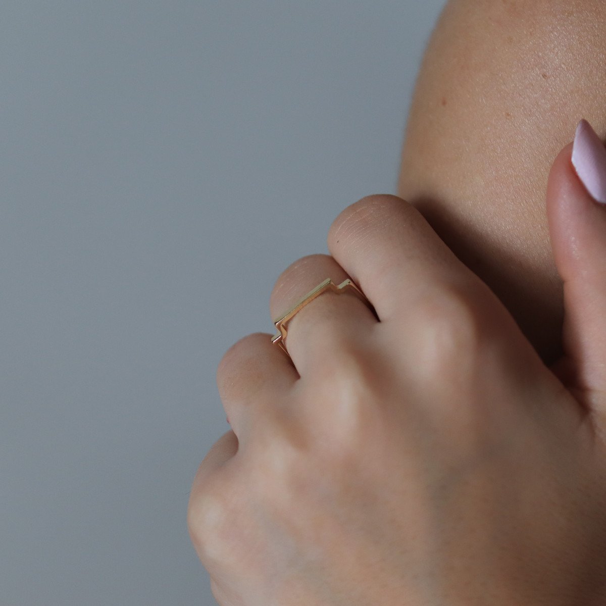 Çizgi Tasarım Yüzük