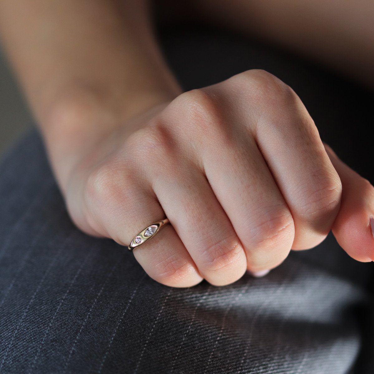 Taşlı Şovalye Yüzük