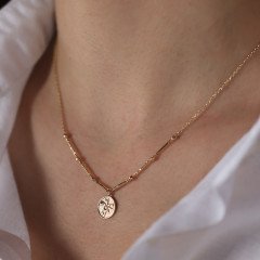 Kuzey Yıldızı Madalyon Kolye