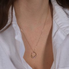 Taşlı Başak Kolye