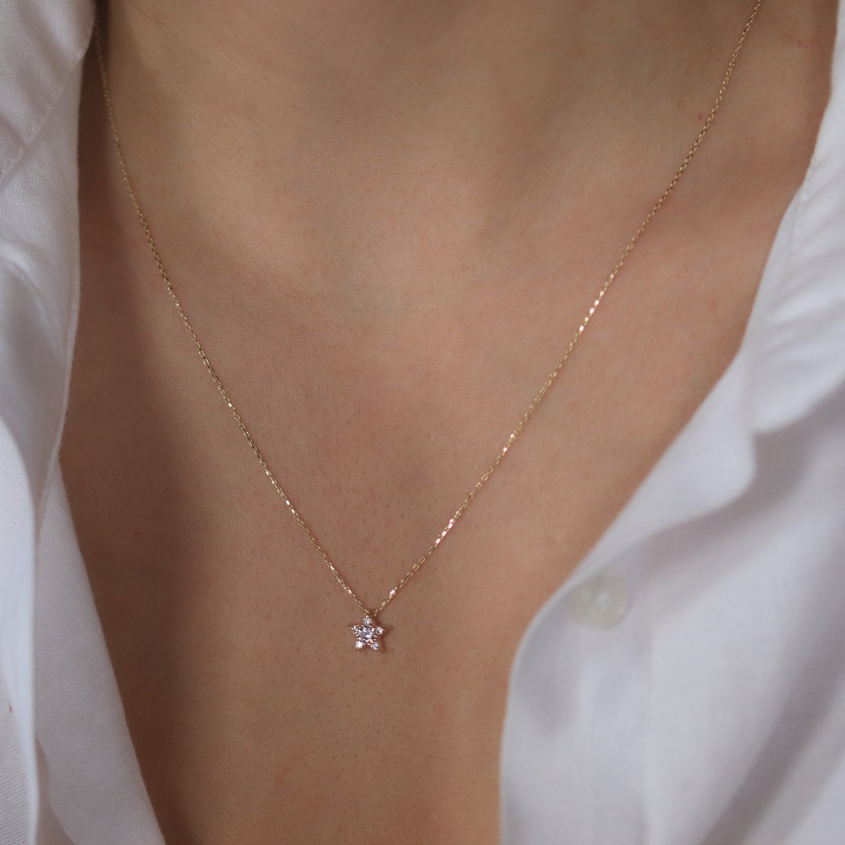 Mini Yıldız Kolye
