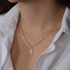 Güneş Madalyon Kolye